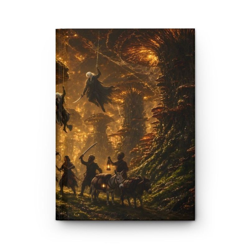 Myth and Monster Dark Elf Ambush Hardcover Journal - Blank Fantasy Sketchbook Myth and Monster Dark Elf Ambush Hardcover Journal - Blank Fantasy Sketchbook