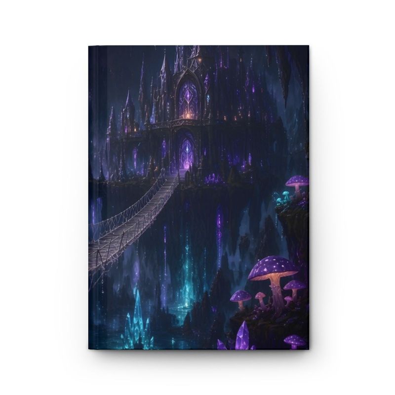 Myth and Monster Dark Elf City Hardcover Journal - Blank Fantasy Sketchbook Myth and Monster Dark Elf City Hardcover Journal - Blank Fantasy Sketchbook