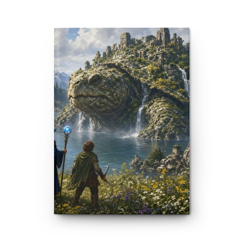 Myth and Monster Giant Turtle Hardcover Journal - Blank Fantasy Sketchbook Myth and Monster Giant Turtle Hardcover Journal - Blank Fantasy Sketchbook
